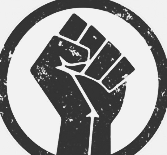 The universal symbol for Black Lives Matter.